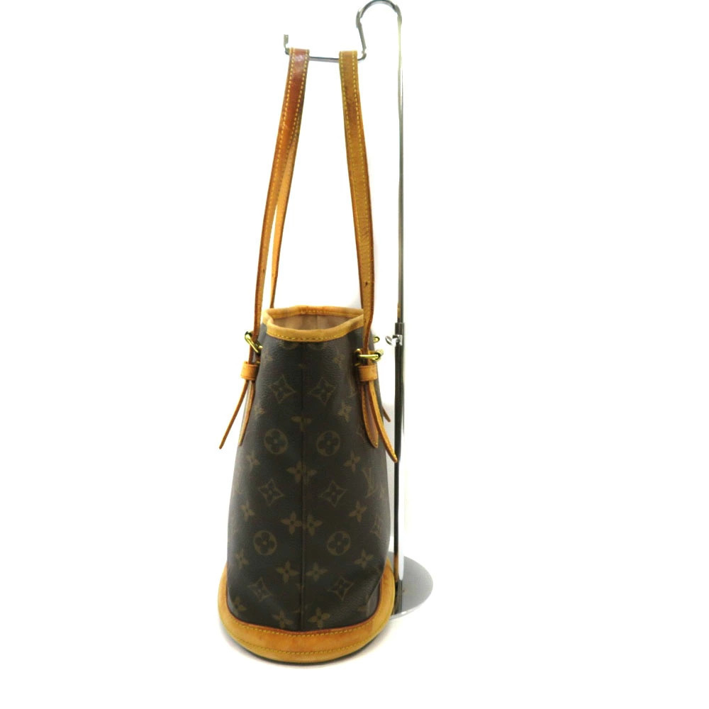 Louis Vuitton Monogram Brown Handbag Bucket Bag